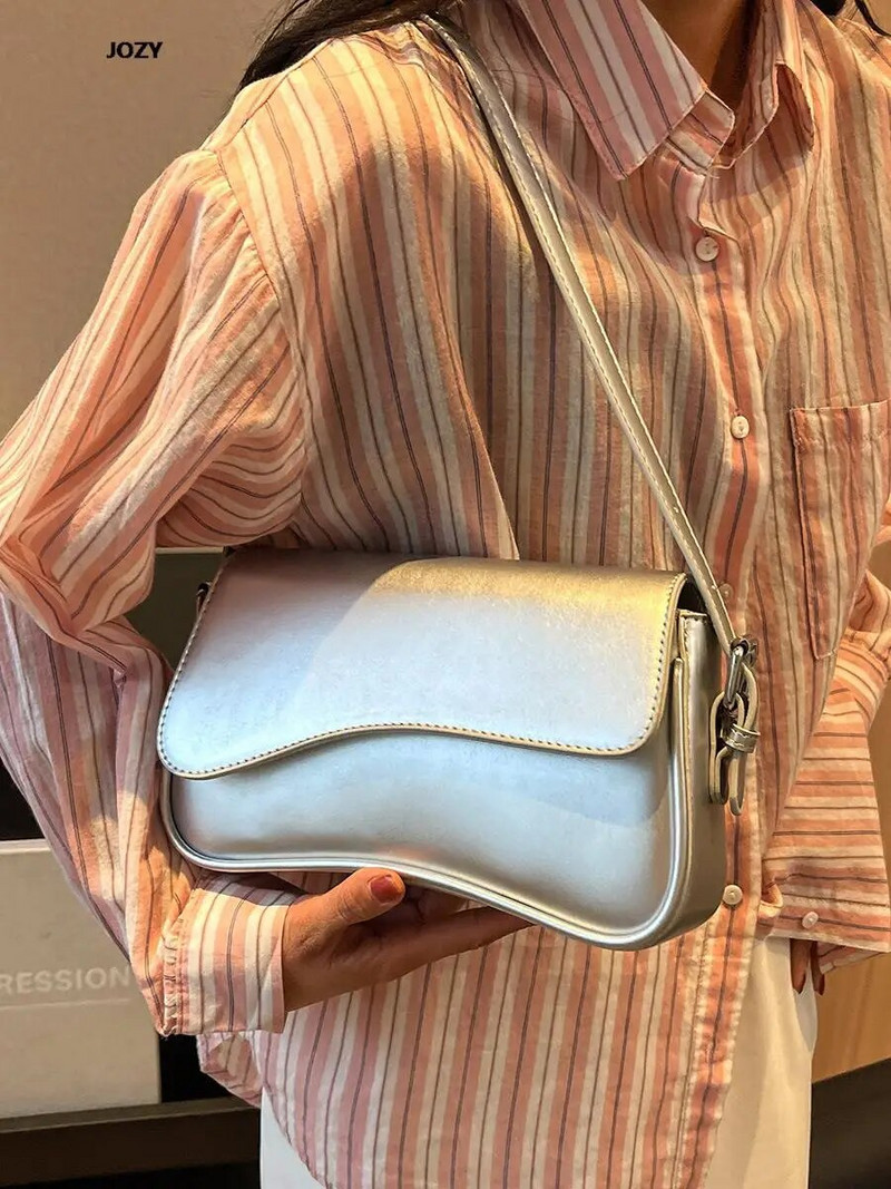 Nove visokokvalitetne jednobojne ležerne modne, luksuzne dizajnerske torbe preko ramena, klasične vintage ženske torbe, ljeto 2023.