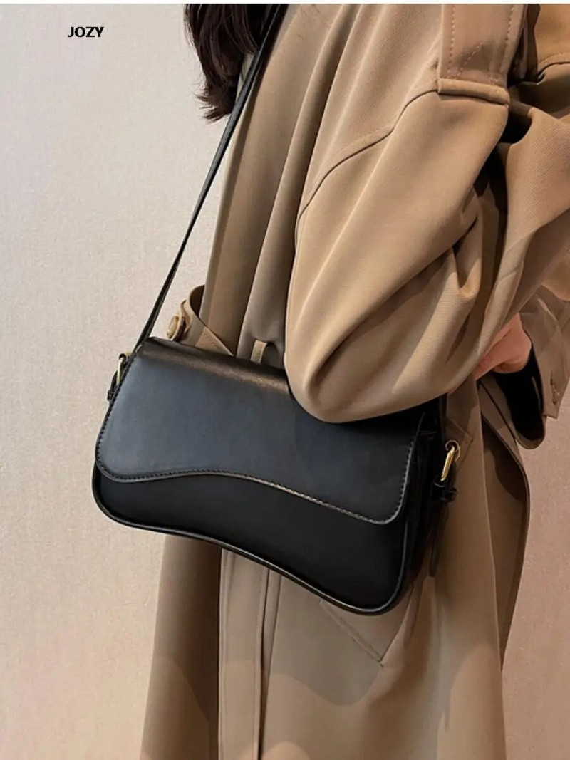 Nove visokokvalitetne jednobojne ležerne modne, luksuzne dizajnerske torbe preko ramena, klasične vintage ženske torbe, ljeto 2023.