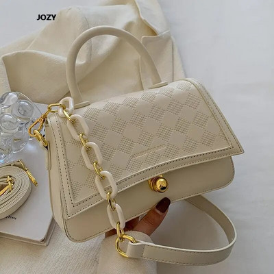 Madinga daugiaspalvė nauja grandinėlė moterims pečių krepšiai Klasikinis prabangus dizaineris Crossbody 2023 Nauja vasaros laisvalaikio moteriška PU rankinė