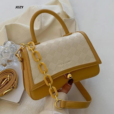 Madinga daugiaspalvė nauja grandinėlė moterims pečių krepšiai Klasikinis prabangus dizaineris Crossbody 2023 Nauja vasaros laisvalaikio moteriška PU rankinė