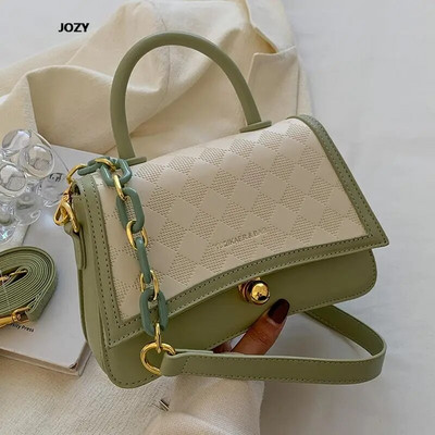 Madinga daugiaspalvė nauja grandinėlė moterims pečių krepšiai Klasikinis prabangus dizaineris Crossbody 2023 Nauja vasaros laisvalaikio moteriška PU rankinė