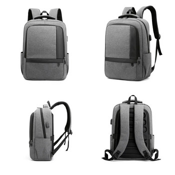 Мъжка многофункционална 16-инчова раница за лаптоп, чанта за тефтер за бизнес пътуване, USB зареждане, ученическа чанта за мъже, жени, жени