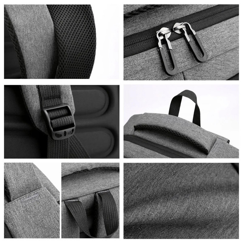 Ανδρικό πολυλειτουργικό σακίδιο πλάτης φορητού υπολογιστή 16 ιντσών Τσάντα φορητού υπολογιστή επαγγελματικού ταξιδιού Πακέτο σχολικής τσάντας φόρτισης USB για άνδρες γυναίκες γυναίκες