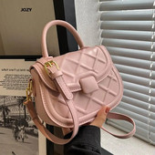 Naujos mados paprasto stiliaus balno kryžminės rankinės moterims Klasikinės prabangios dizainerio odinės pečių vasaros laisvalaikio madingos rankinės