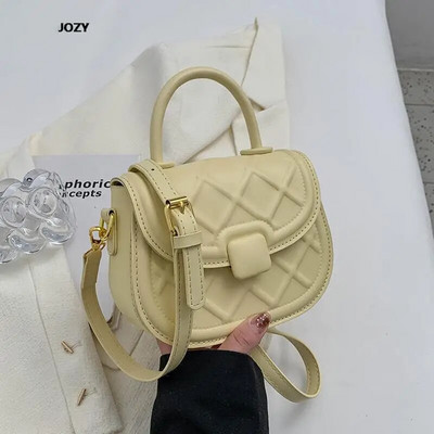 Naujos mados paprasto stiliaus balno kryžminės rankinės moterims Klasikinės prabangios dizainerio odinės pečių vasaros laisvalaikio madingos rankinės