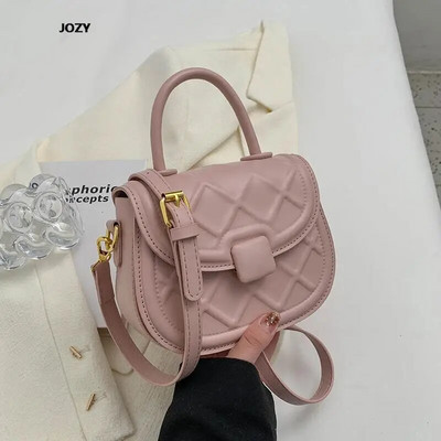 Naujos mados paprasto stiliaus balno kryžminės rankinės moterims Klasikinės prabangios dizainerio odinės pečių vasaros laisvalaikio madingos rankinės