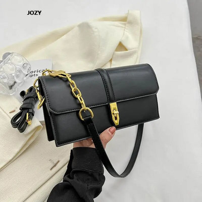 2023 m. naujo prabangaus dizaino moteriška pečių krepšys Aukštos kokybės paprasto stiliaus grandinėlė Crossbody vasaros mados universali odinė rankinė