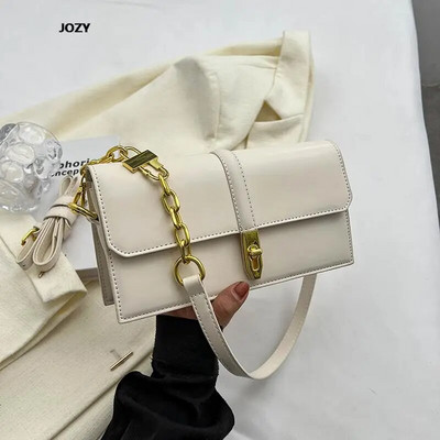 2023 m. naujo prabangaus dizaino moteriška pečių krepšys Aukštos kokybės paprasto stiliaus grandinėlė Crossbody vasaros mados universali odinė rankinė