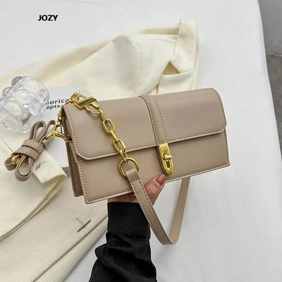 2023 m. naujo prabangaus dizaino moteriška pečių krepšys Aukštos kokybės paprasto stiliaus grandinėlė Crossbody vasaros mados universali odinė rankinė