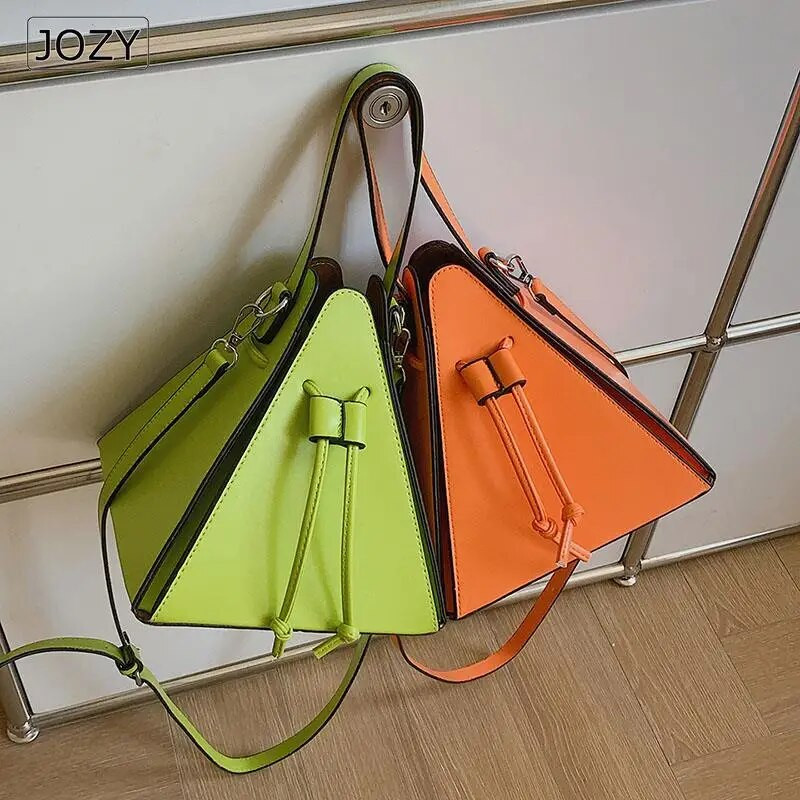 Modne ženske torbe na rame Ručna torba Osjećaj luksuza Ženske torbe Visokokvalitetna kožna torba preko ramena Dizajnerske ženske trokutaste torbe