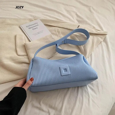 Za žene Ljeto Ležerne Jednostavne torbe na rame Luksuzne dizajnerske modne preko ramena 2023 Nove svestrane kožne torbice Ženske torbice