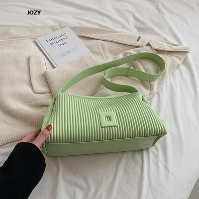 Za žene Ljeto Ležerne Jednostavne torbe na rame Luksuzne dizajnerske modne preko ramena 2023 Nove svestrane kožne torbice Ženske torbice