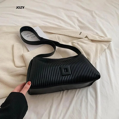 Za žene Ljeto Ležerne Jednostavne torbe na rame Luksuzne dizajnerske modne preko ramena 2023 Nove svestrane kožne torbice Ženske torbice