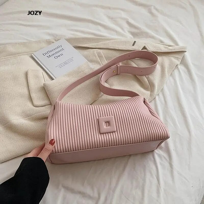 Za žene Ljeto Ležerne Jednostavne torbe na rame Luksuzne dizajnerske modne preko ramena 2023 Nove svestrane kožne torbice Ženske torbice