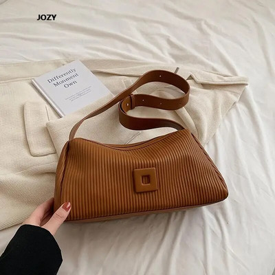 Za žene Ljeto Ležerne Jednostavne torbe na rame Luksuzne dizajnerske modne preko ramena 2023 Nove svestrane kožne torbice Ženske torbice