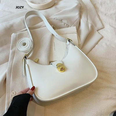 Pusmėnulio mada, laisvalaikio prabangus dizainas, 2023 m. nauji pečių krepšiai, paprasto stiliaus universalus odinis kryžminio kūno klasikinis moteriškas rankinukas