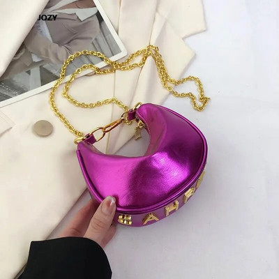 Nauji mini balno grandinės PU kryžminiai krepšiai moterims, prabangūs dizaineriai, 2023 m. kasdieniai pečių krepšiai, vasaros mados lūpų dažai moteriški piniginė