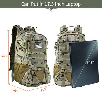 35L Tactical Military Backpack Army Molle Assault Σακίδιο πλάτης Υπαίθρια ταξίδια πεζοπορίας Σακίδια πλάτης Κάμπινγκ Κυνήγι Αναρρίχηση Casual Τσάντες