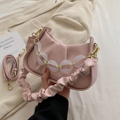 2023 m. vasaros mados prabangus dizaineris, skirtas moterims, kryžminiai krepšiai, miela laisvalaikio, paprasto stiliaus daugiaspalvė maža pečių tvirta PU rankinė