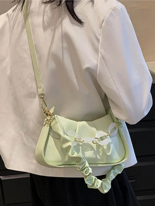 2023 m. vasaros mados prabangus dizaineris, skirtas moterims, kryžminiai krepšiai, miela laisvalaikio, paprasto stiliaus daugiaspalvė maža pečių tvirta PU rankinė