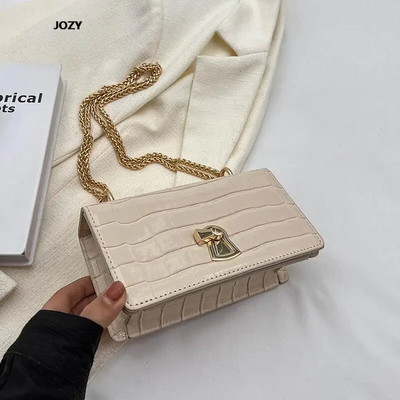 Σχεδιαστής πολυτελείας για γυναίκες Κλασικές τσάντες ώμου Νέα αλυσίδα καλοκαιρινής μόδας Δερμάτινο χιαστί casual Vintage απλές γυναικείες τσάντες