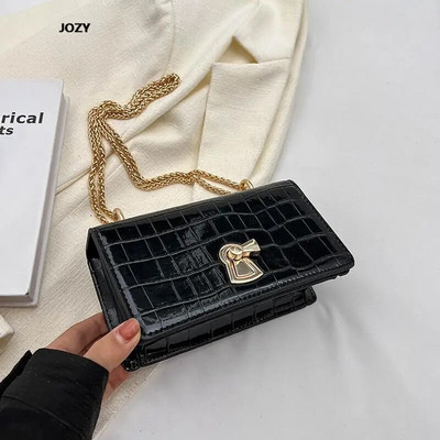 Σχεδιαστής πολυτελείας για γυναίκες Κλασικές τσάντες ώμου Νέα αλυσίδα καλοκαιρινής μόδας Δερμάτινο χιαστί casual Vintage απλές γυναικείες τσάντες