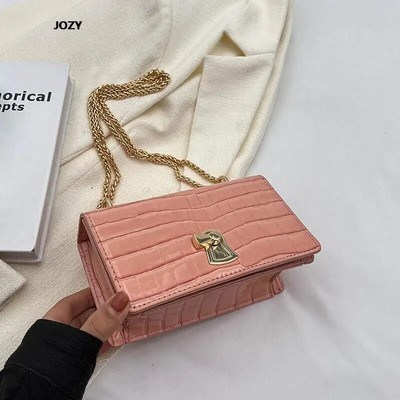 Σχεδιαστής πολυτελείας για γυναίκες Κλασικές τσάντες ώμου Νέα αλυσίδα καλοκαιρινής μόδας Δερμάτινο χιαστί casual Vintage απλές γυναικείες τσάντες