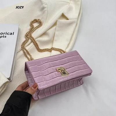 Σχεδιαστής πολυτελείας για γυναίκες Κλασικές τσάντες ώμου Νέα αλυσίδα καλοκαιρινής μόδας Δερμάτινο χιαστί casual Vintage απλές γυναικείες τσάντες