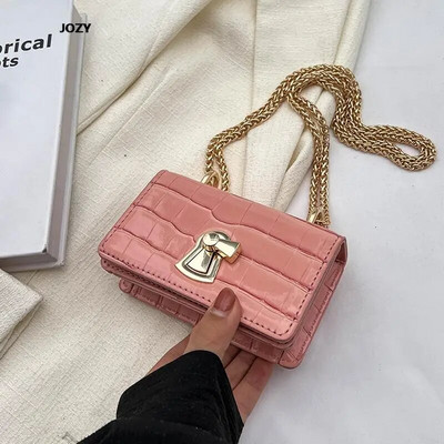 Σχεδιαστής πολυτελείας για γυναίκες Κλασικές τσάντες ώμου Νέα αλυσίδα καλοκαιρινής μόδας Δερμάτινο χιαστί casual Vintage απλές γυναικείες τσάντες