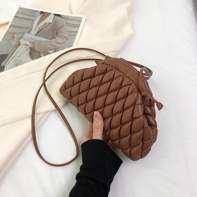 Vasaros laisvalaikio įvairiaspalvis universalus Crossbody krepšys 2023 Prabangus dizaineris mažas pečių krepšys moterims deimantinės grotelės odinė piniginė