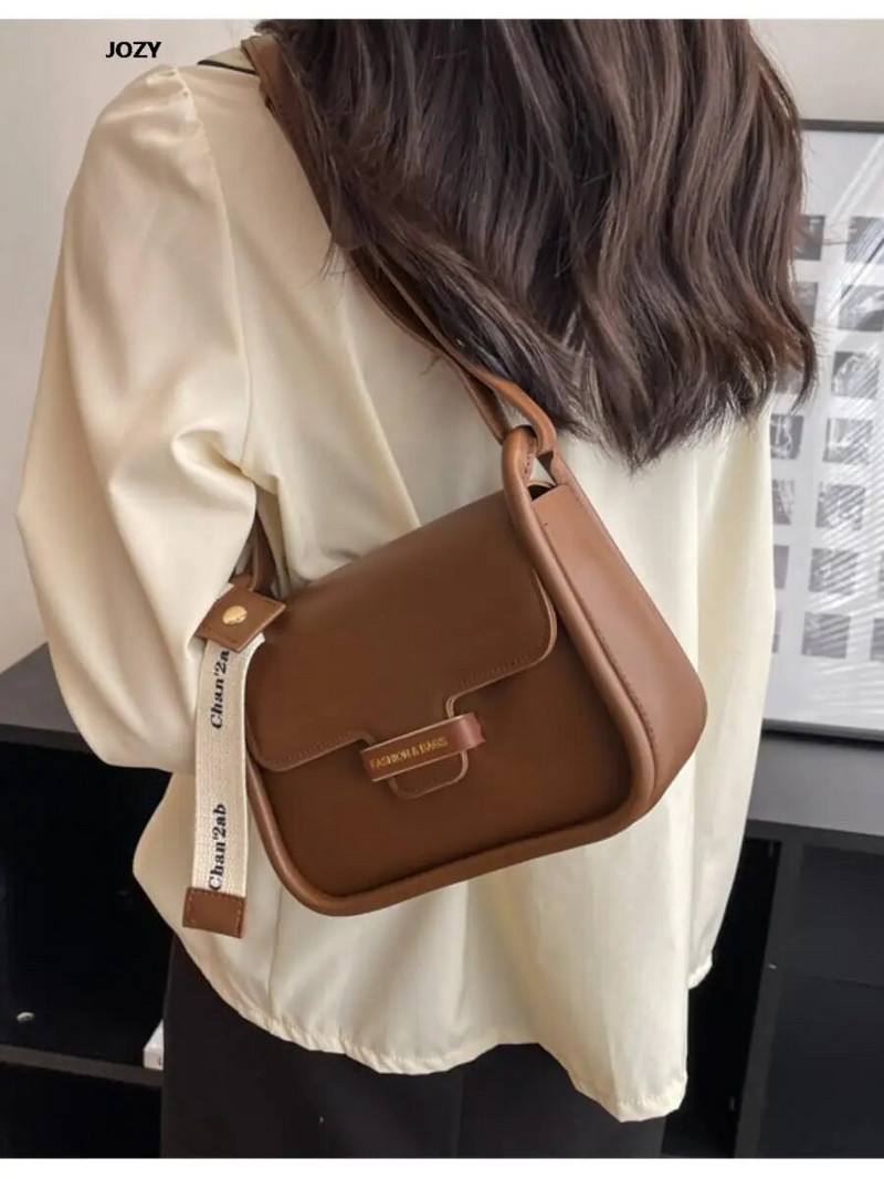 Madingi daugiaspalviai pečių krepšiai Prabangūs Paprastas Stilius Mažos Moteriškos Crossbody Vasarinės PU moteriškos rankinės 2023 m. madinga laisvalaikio nauja 