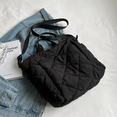 Didelės talpos nešiojamieji krepšiai moterims pečių šoniniai krepšiai Madingi kosmetiniai medvilniniai pirkinių krepšiai mieli moteriški krepšeliai 2023 m. Nauja