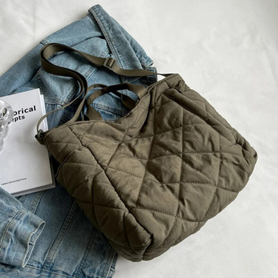 Didelės talpos nešiojamieji krepšiai moterims pečių šoniniai krepšiai Madingi kosmetiniai medvilniniai pirkinių krepšiai mieli moteriški krepšeliai 2023 m. Nauja