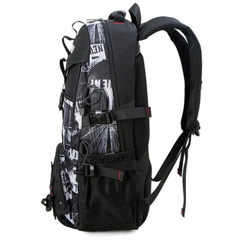 Σακίδιο πλάτης μεγάλης χωρητικότητας για άνδρες Ταξιδιωτικές αθλητικές αποσκευές Σακίδιο πλάτης Ανδρική τσάντα ορειβασίας ταξιδιού εξωτερικού χώρου Υπολογιστής Μαθητική τσάντα
