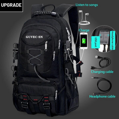 Ruksak velikog kapaciteta za muškarce Putna sportska prtljaga Ruksak Muška vanjska putna planinarska torba Računalna studentska školska torba