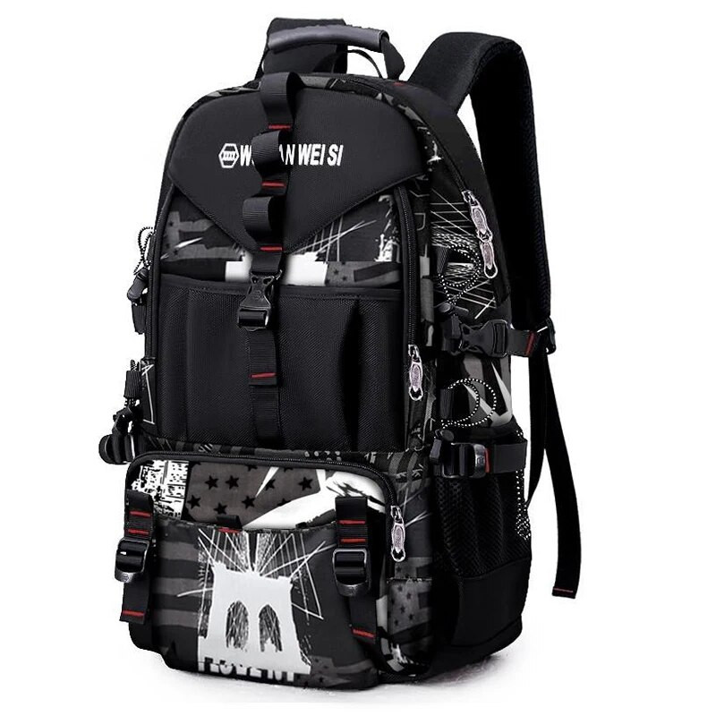 Ruksak velikog kapaciteta za muškarce Putna sportska prtljaga Ruksak Muška vanjska putna planinarska torba Računalna studentska školska torba