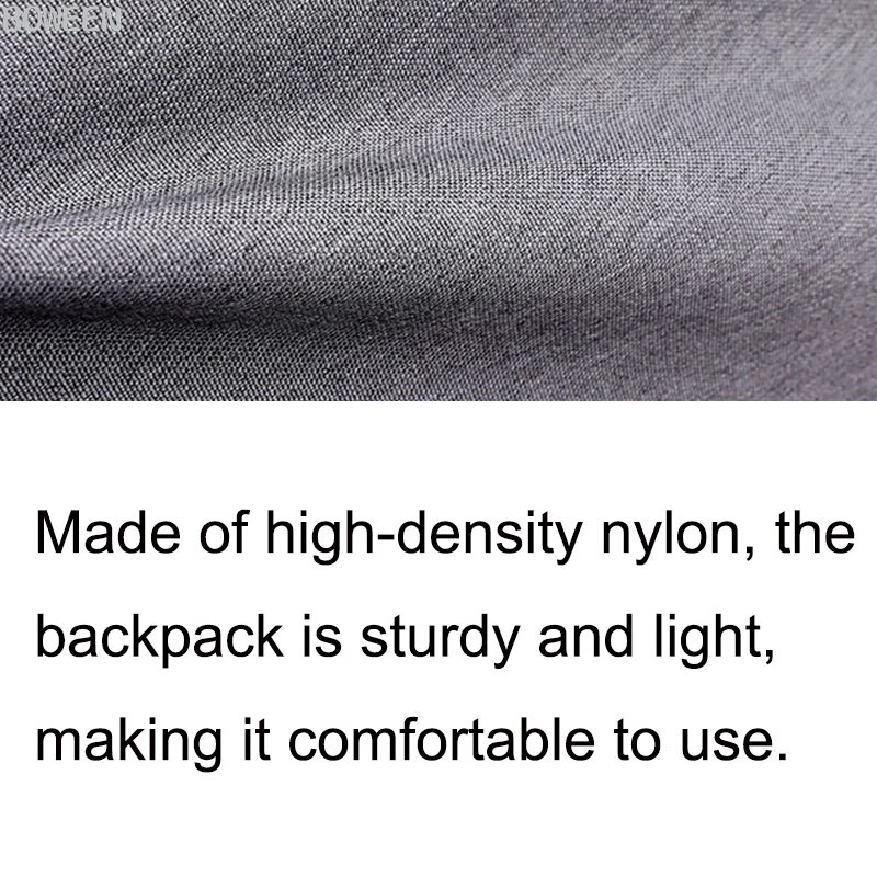 Muški ruksak, tinejdžerske srednjoškolske torbe za dječake Oxford Grey, ruksak s višestrukim džepovima, USB punjenje, muški ruksak