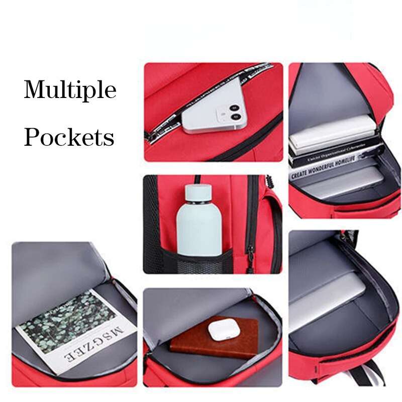 Τσάντες γυμνασίου για έφηβα αγόρια κορίτσια Μεγάλης χωρητικότητας Φοιτητικό Σχολικό Σακίδιο Ανδρών Casual 2022