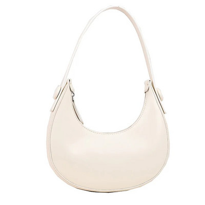 Luksuzna ženska torba Moon Shape Design Hobo Bag Jednobojna Jednostavna vintage torba na rame Modna ženska torba i torbica