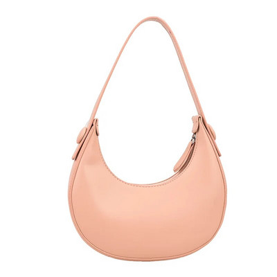 Luksuzna ženska torba Moon Shape Design Hobo Bag Jednobojna Jednostavna vintage torba na rame Modna ženska torba i torbica