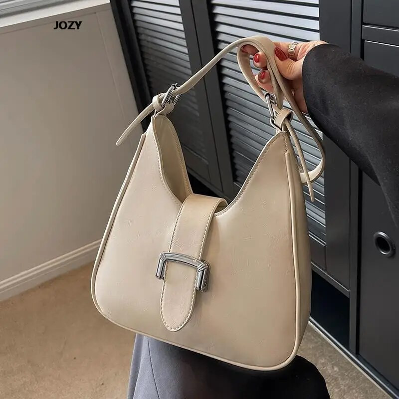 Half-moon luksuzne dizajnerske modne torbe preko ramena, nove ljetne, jednostavnog stila, ležerne kožne torbe na rame 2023., klasične za ženske torbe