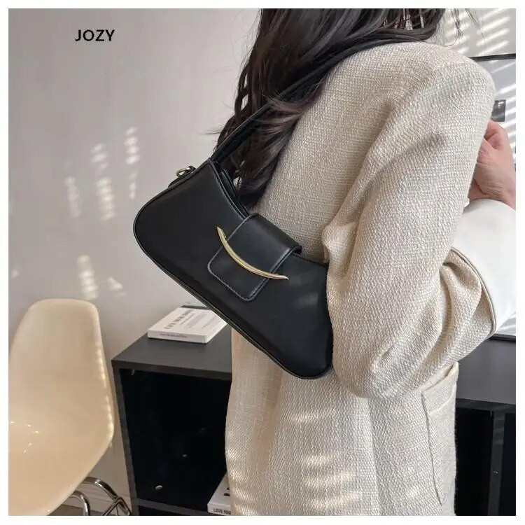  Madingi vintažiniai pečių skersiniai krepšiai moterims Nauji prabangūs dizaineriai, kasdieniai madingi vienspalviai vasariniai rankinės Pirkiniai Kelionės