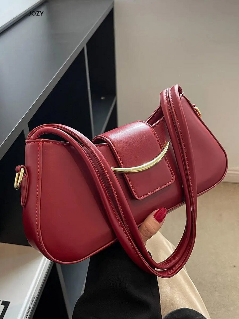  Madingi vintažiniai pečių skersiniai krepšiai moterims Nauji prabangūs dizaineriai, kasdieniai madingi vienspalviai vasariniai rankinės Pirkiniai Kelionės