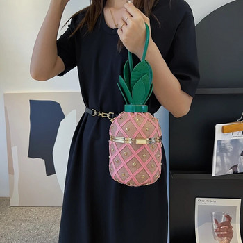 Εξατομικευμένο στυλ τσάντα ανανά για γυναίκες Τσάντες ώμου υψηλής ποιότητας Brand Designer Purses Chain chain bag