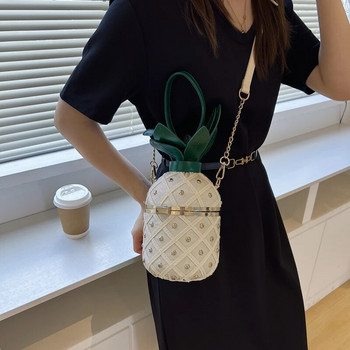 Εξατομικευμένο στυλ τσάντα ανανά για γυναίκες Τσάντες ώμου υψηλής ποιότητας Brand Designer Purses Chain chain bag