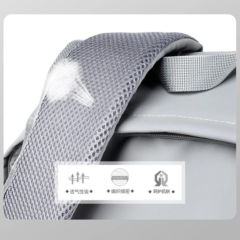 Vodootporni ruksak s premazom i USB punjenjem Muški ruksak za prijenosno računalo prikladan za posao i školu