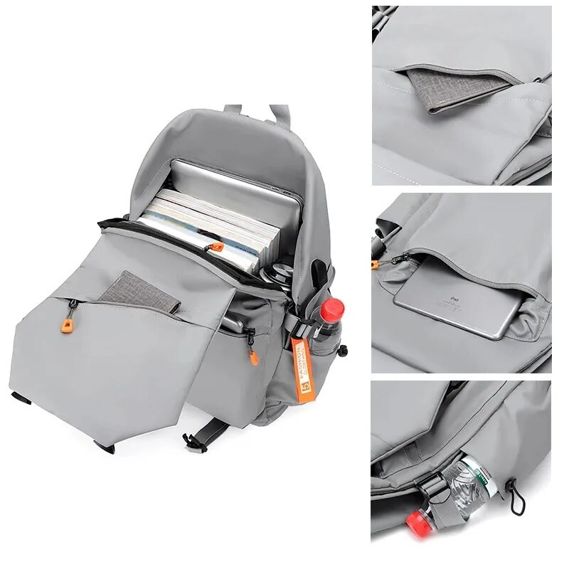 Vodootporni ruksak s premazom i USB punjenjem Muški ruksak za prijenosno računalo prikladan za posao i školu