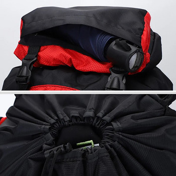Σακίδια ταξιδιού 70 λίτρων Εξωτερική μαύρη γυναικεία σακίδιο πλάτης κάμπινγκ Ανδρικά Τακτική Αθλητισμός Ορειβασία Ψάρεμα Αδιάβροχο