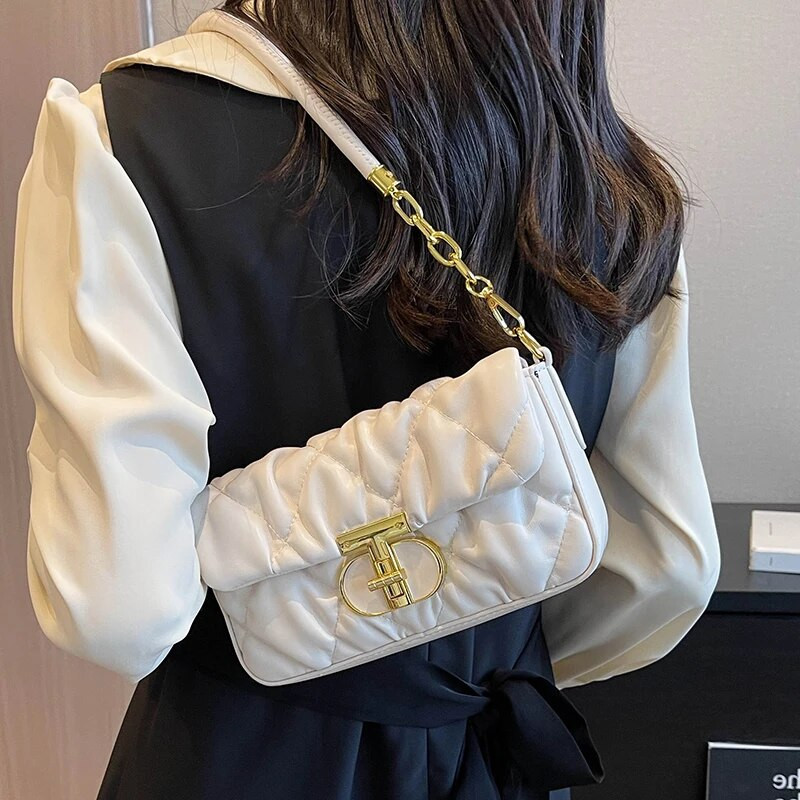 Moterims Vasaros laisvalaikio prabangos dizainerių naujos mažos pečių krepšiai 2023 m. klasikinės mados universalūs skersiniai krepšiai PU odinės piniginės