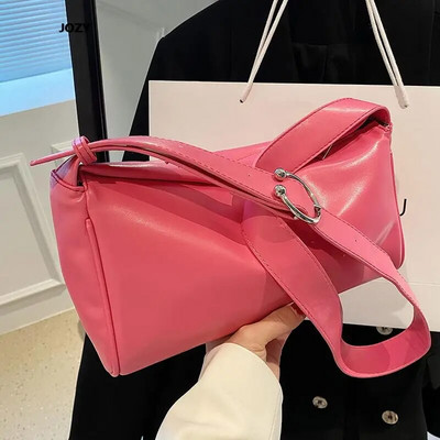 2023 m. vasaros vientisos spalvos Didelės talpos pečių krepšiai Naujas prabangus dizainas Madingos moteriškos rankinės Aukštos kokybės odinė PU Crossbody